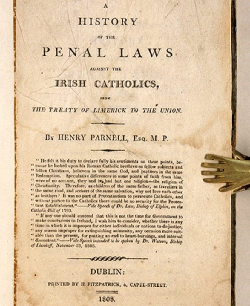 penal-laws-against-irish-catholics-in-the-heart-of-the-hibernian